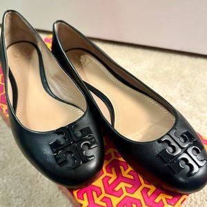 Tory Burch Black Ballet Shoes size 6